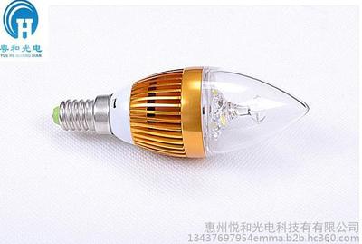 廠家直銷 LED蠟燭燈3w 尖泡 水晶燈專用E14 27led燈泡限時(shí)促銷圖片_高清圖_細(xì)節(jié)圖-惠州悅和光電科技 -